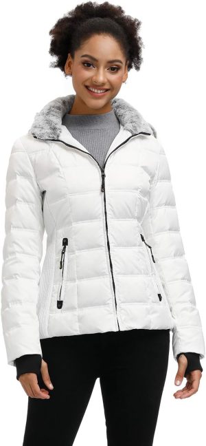 Down Puffer Jacket with Hood